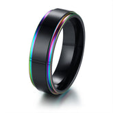 Black Chromatica Pride Ring